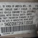 1HGCG5673YA110039 2000 Honda Accord 2.3 Se auction photo thumbnail 9