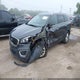 5XYPG4A38HG221720 2017 Kia Sorento 2.4L Lx auction photo thumbnail 2
