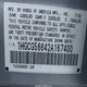 1HGCG56642A167400 2002 Honda Accord 2.3 Ex auction photo thumbnail 9