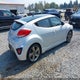 KMHTC6AE6DU083543 2013 Hyundai Veloster Turbo W/Black auction photo thumbnail 4