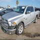 1C6RR6LT3HS861072 2017 Ram 1500 Lone Star Silver 4X2 5'7 Box auction photo thumbnail 2
