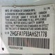 2HGFA1F93AH521778 2010 Honda Civic Ex-L auction photo thumbnail 9