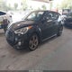 KMHTC6AEXDU167848 2013 Hyundai Veloster Turbo W/Blue auction photo thumbnail 2