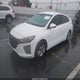 KMHC65LC4HU031265 2017 Hyundai Ioniq Hybrid Blue auction photo thumbnail 2