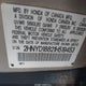 2HNYD18821H519453 2001 Acura Mdx auction photo thumbnail 9