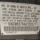 1HGCM56764A120521 2004 Honda Accord 2.4 Ex auction photo thumbnail 9
