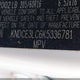 KNDCE3LC6K5336781 2019 Kia Niro Ex auction photo thumbnail 9