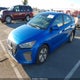 KMHC65LC2HU040854 2017 Hyundai Ioniq Hybrid Blue auction photo thumbnail 2