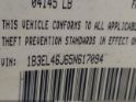 1B3EL46J65N617094 2005 Dodge Stratus Sxt auction photo thumbnail 9