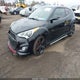 KMHTC6AE2DU118353 2013 Hyundai Veloster Turbo W/Black auction photo thumbnail 2