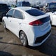 KMHC65LC2HU050123 2017 Hyundai Ioniq Hybrid Blue auction photo thumbnail 3