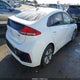 KMHC65LC2HU050123 2017 Hyundai Ioniq Hybrid Blue auction photo thumbnail 4