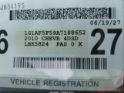1G1AF5F59A7188652 2010 Chevrolet Cobalt Lt auction photo thumbnail 9