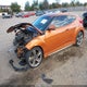 KMHTC6AE4DU113168 2013 Hyundai Veloster Turbo W/Black auction photo thumbnail 2