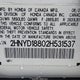 2HNYD18802H531537 2002 Acura Mdx auction photo thumbnail 9