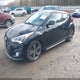 KMHTC6AE3EU191832 2014 Hyundai Veloster Turbo W/Blue auction photo thumbnail 2