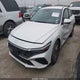 KMHLM4DJ6TU186129 2026 Hyundai Elantra Hybrid Blue auction photo thumbnail 2