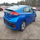 KMHC65LC6HU057222 2017 Hyundai Ioniq Hybrid Blue auction photo thumbnail 4