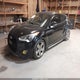 KMHTC6AEXDU098336 2013 Hyundai Veloster Turbo W/Blue auction photo thumbnail 2