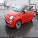 3C3CFFCR8HT611857 2017 Fiat 500 Lounge auction photo thumbnail 2