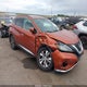 5N1AZ2MJXKN129468 2019 Nissan Murano Sv auction photo thumbnail 1