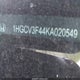 1HGCV3F44KA020549 2019 Honda Accord Hybrid Ex auction photo thumbnail 9