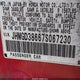 JHMGD38667S067230 2007 Honda Fit Sport auction photo thumbnail 9