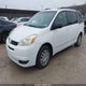 5TDZA23C74S102775 2004 Toyota Sienna Le auction photo thumbnail 2