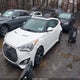 KMHTC6AE0DU180267 2013 Hyundai Veloster Turbo W/Blue auction photo thumbnail 2