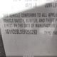 1G11C5SLXEF250293 2014 Chevrolet Malibu 1Lt auction photo thumbnail 9