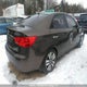 KNAFU4A25D5691926 2013 Kia Forte auction photo thumbnail 4