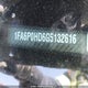 1FA6P0HD6G5132616 2016 Ford Fusion Se auction photo thumbnail 18