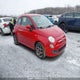 3C3CFFBR8CT107562 2012 Fiat 500 auction photo thumbnail 1