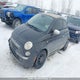 3C3CFFER8CT183732 2012 Fiat 500C Lounge auction photo thumbnail 2