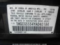 2000 Honda Accord — photo 9 of 10 | VIN 1HGCG5554YA040194