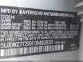 2015 BMW X3 — photo 9 of 16 | VIN 5UXWZ7C50F0M82833