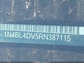2024 Nissan Altima — photo 17 of 17 | VIN 1N4BL4DV5RN387115