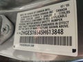2005 Honda Civic — photo 9 of 11 | VIN 2HGES16545H613848