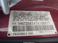 1996 Honda Accord — photo 9 of 15 | VIN 1HGCD5654TA106517