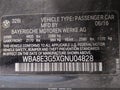 2016 BMW 3 Series — photo 9 of 17 | VIN WBA8E3G5XGNU04828