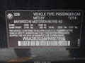 2015 BMW 3 Series — photo 9 of 17 | VIN WBA3B3G56FNR87996