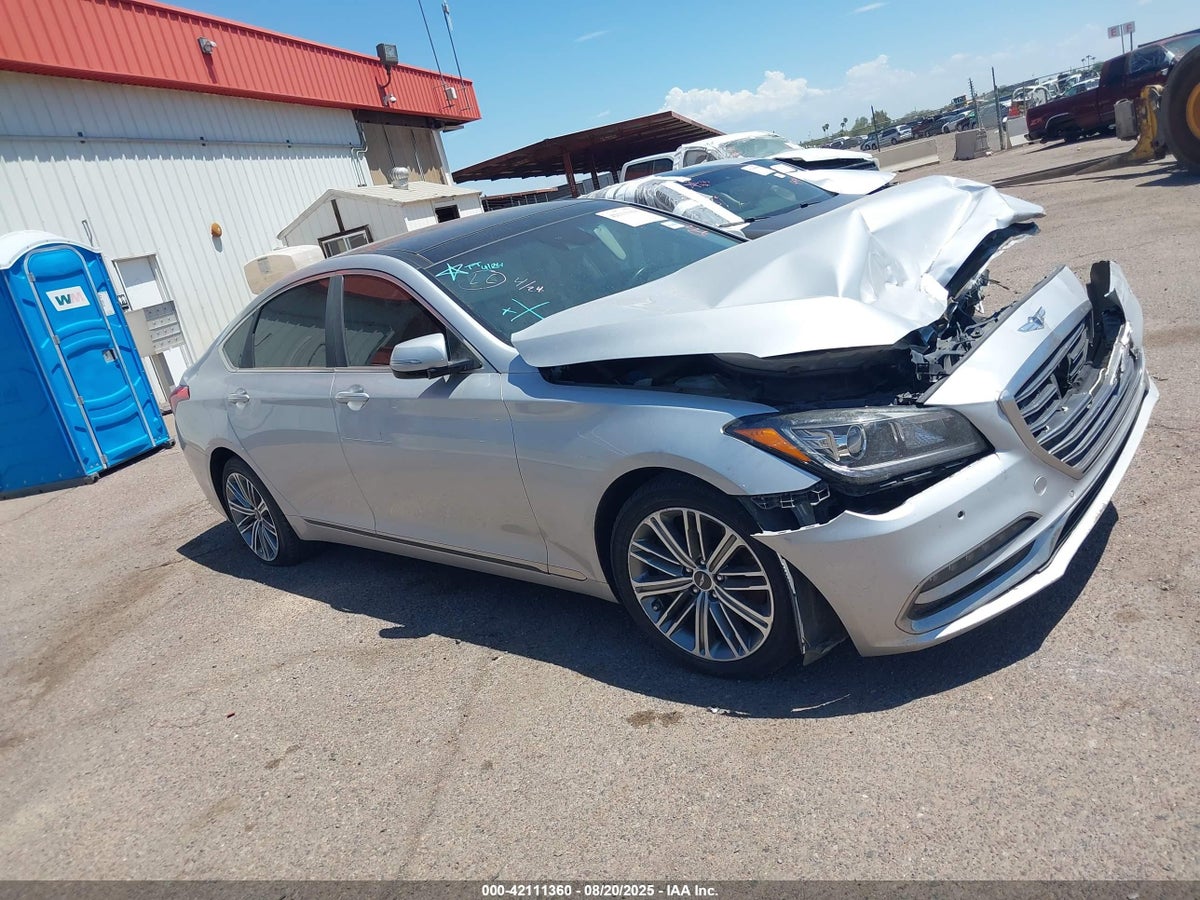 2018 Genesis G80 KMHGN4JE5JU253886 Lot 42111360