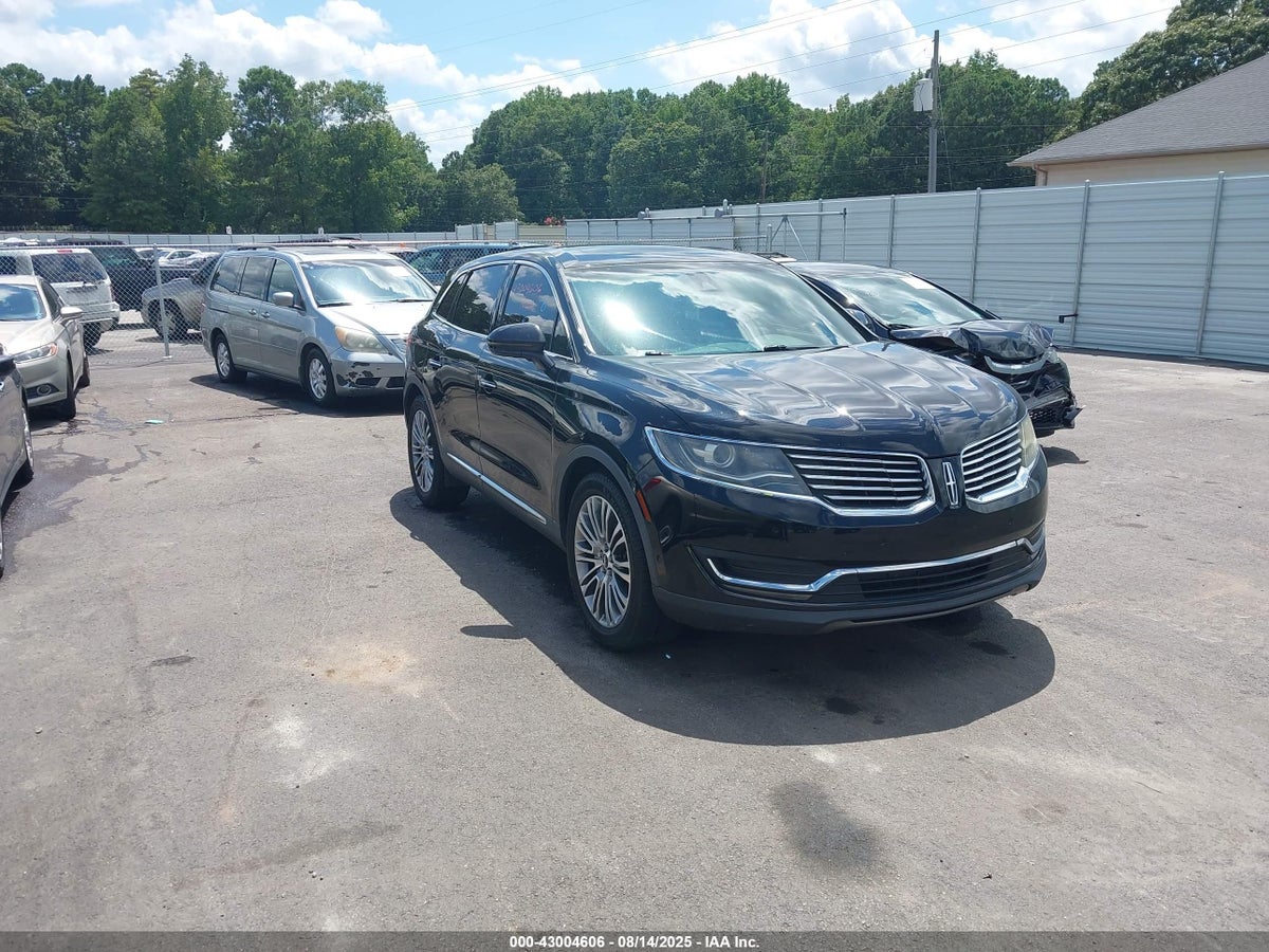 2016 Lincoln MKX 2LMTJ6LR3GBL78894 Lot 43004606
