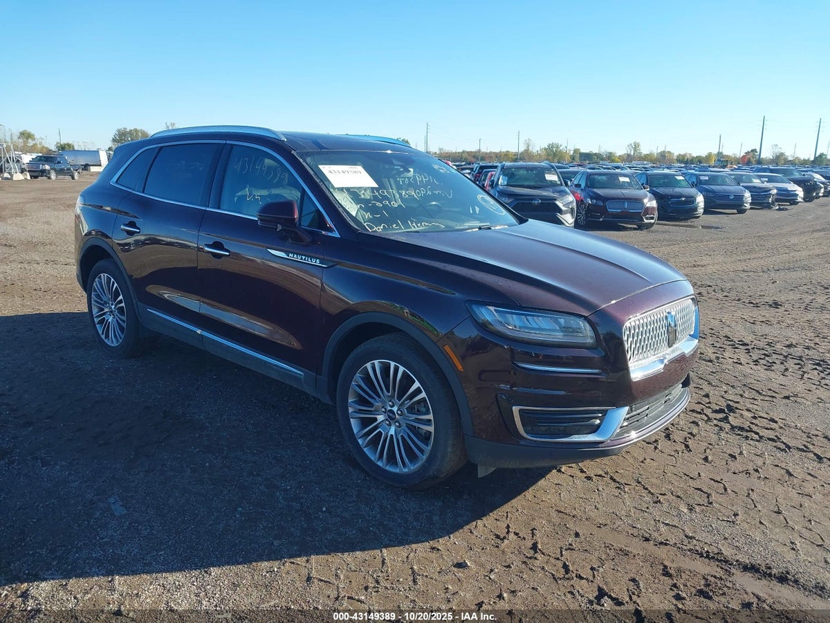 2019 Lincoln Nautilus 2LMPJ8LP3KBL52901 Lot 43149389