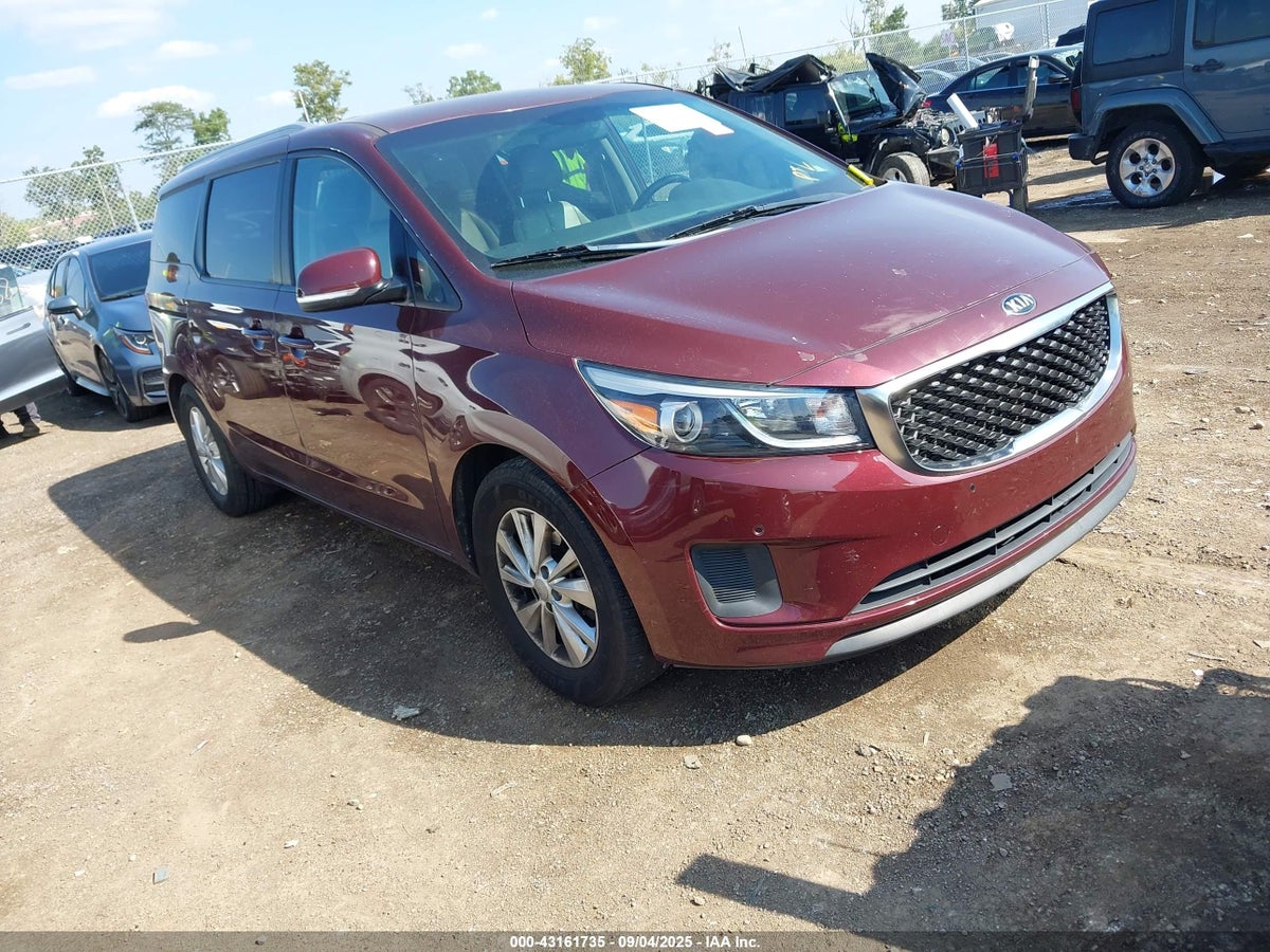 2017 Kia Sedona KNDMB5C13H6309743 Lot 43161735