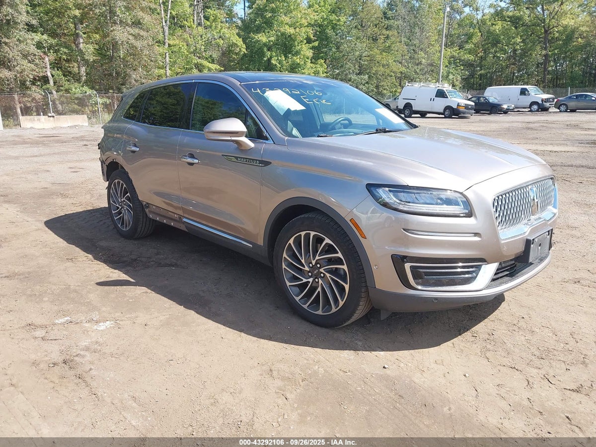 2019 Lincoln Nautilus 2LMPJ8LP3KBL27996 Lot 43292106