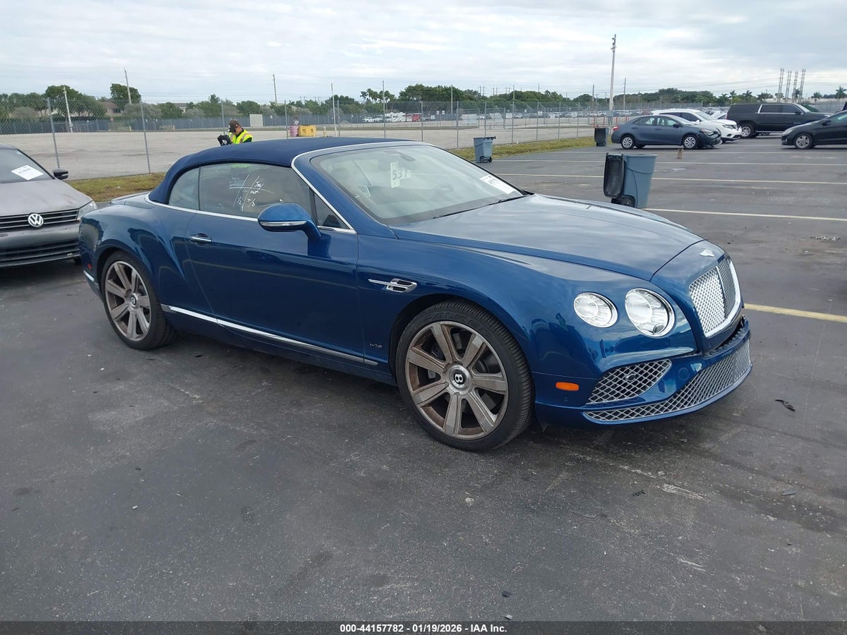 2016 BENTLEY CONTINENTAL GT W12
