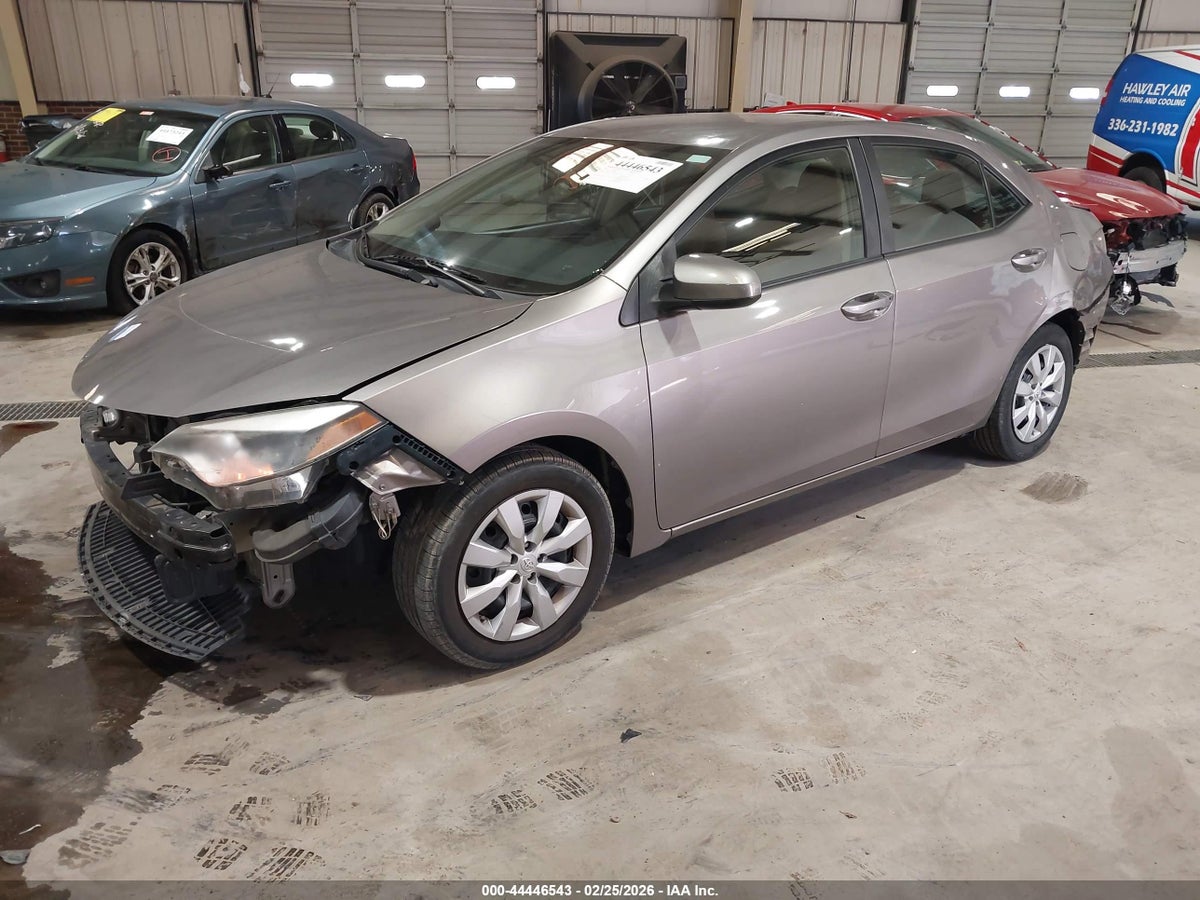 2014 TOYOTA COROLLA LE — снимка 2