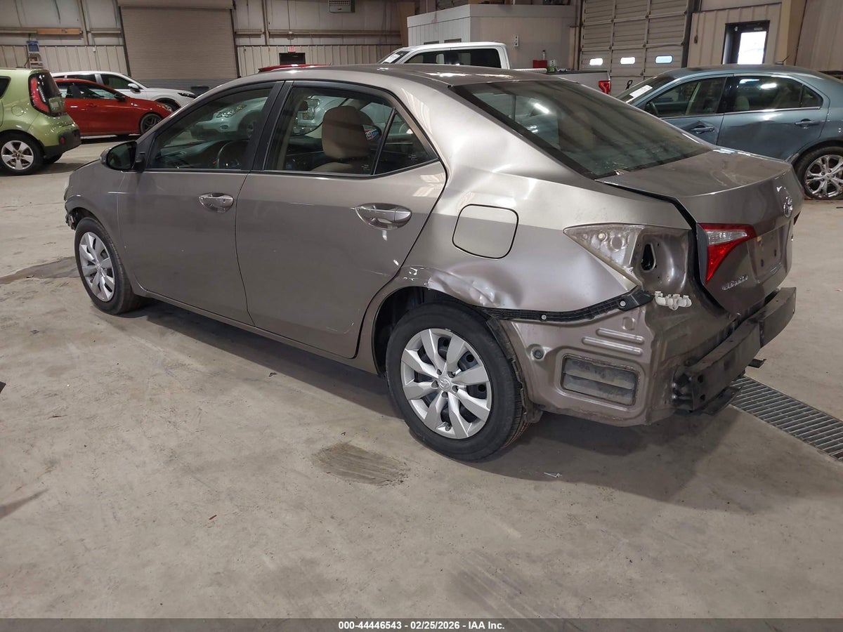 2014 TOYOTA COROLLA LE — снимка 3