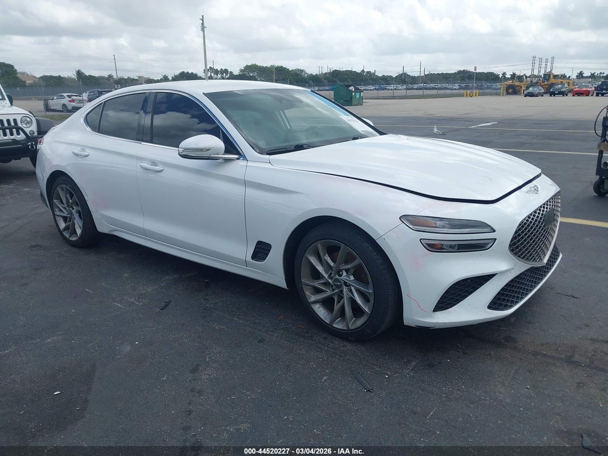 2022 Genesis G70 KMTG34TA9NU093300 Lot 44520227